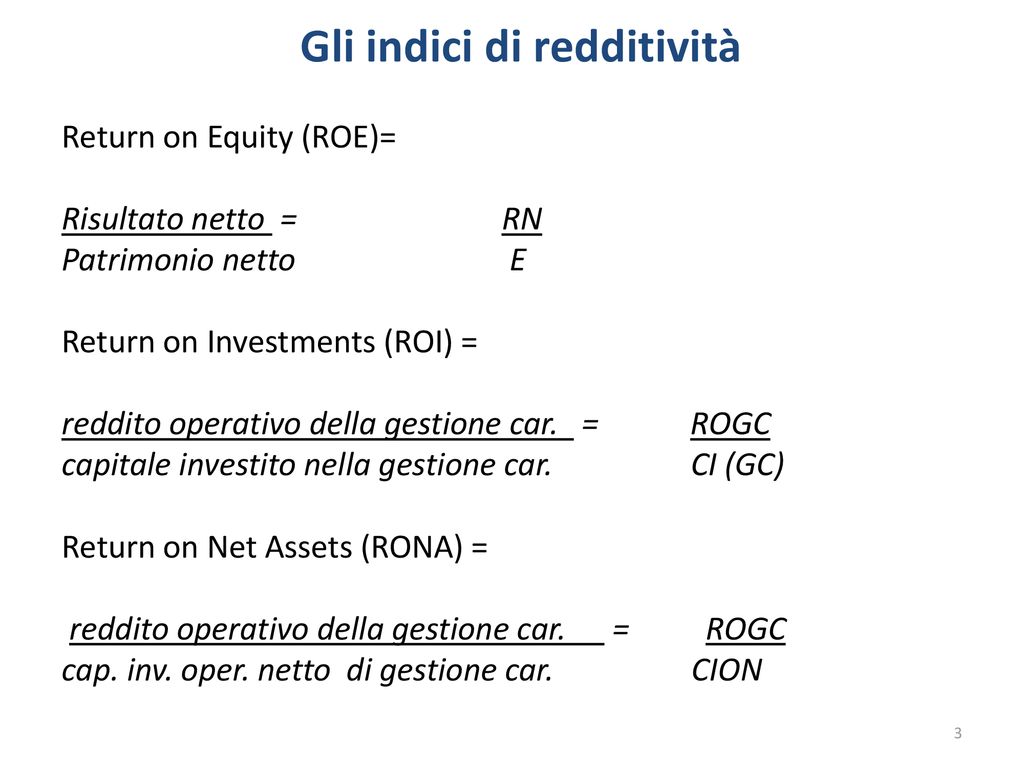 Gli Indici Di Bilancio Universita Carlo Cattaneo Liuc Ppt Scaricare